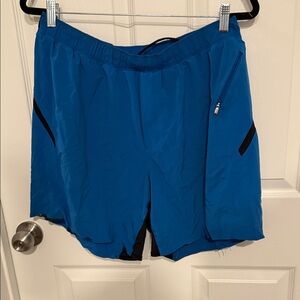 lululemon athletica Men's Vibrant Blue Athletic Shorts